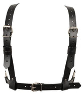 Leren Harnas met Metalen Ringen - PlayForFun